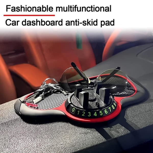 Antisklimatte for bilens dashbord, telefonholder, feste, mobil