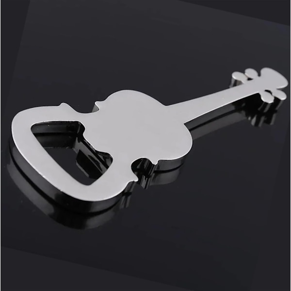Gitarrgåvor Flasköppnare Personlig Hemkök med Musikälskare Bar Läsk Vatten Öl Multifunktionellt Verktyg Festtillbehör Metallgåvor