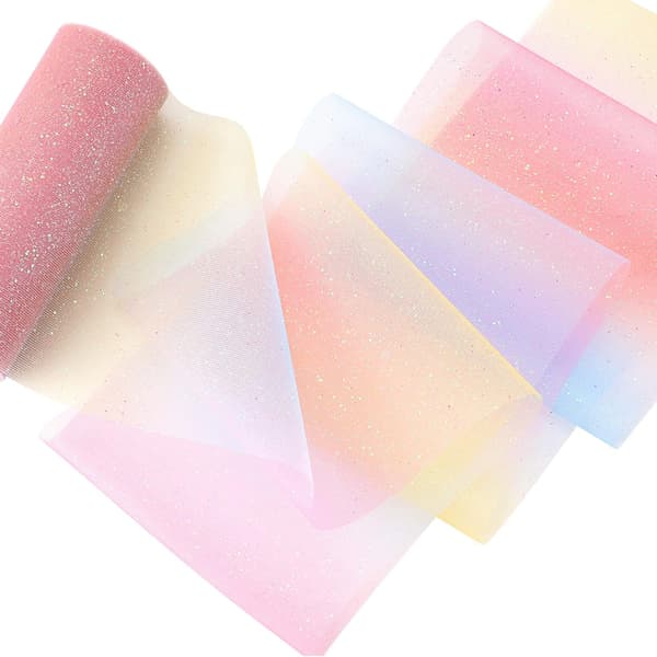 Regnbue Glitter Tulle, Tutu Skjørt, Tutu, Bordløper Bånd