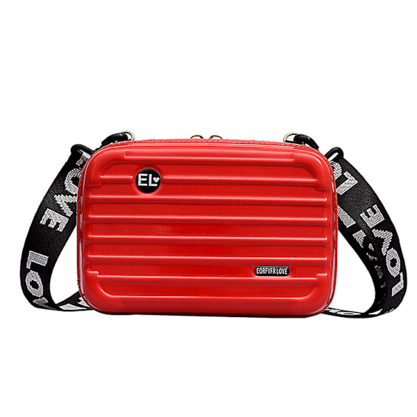 Dame Hard Shell Makeup Taske Mini Kuffert Skuldertaske red