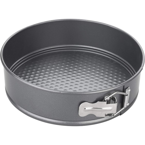 Tarttumaton irtopohjavuoka, pyöreä kakkuvuoka irrotettavalla pohjalla helppoa irrottamista varten, astianpesukoneen, jääkaapin ja pakastimen kestävä, harmaa, 23 cm 9 tuumaa