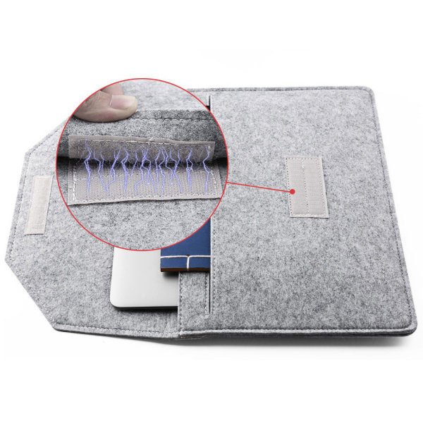 Laptopfodral i filtmaterial 17\"