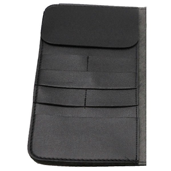 Foldbar Hårsaks Taske Pu Læder Saks Pakke Barber Frisørværktøj Pose Etui