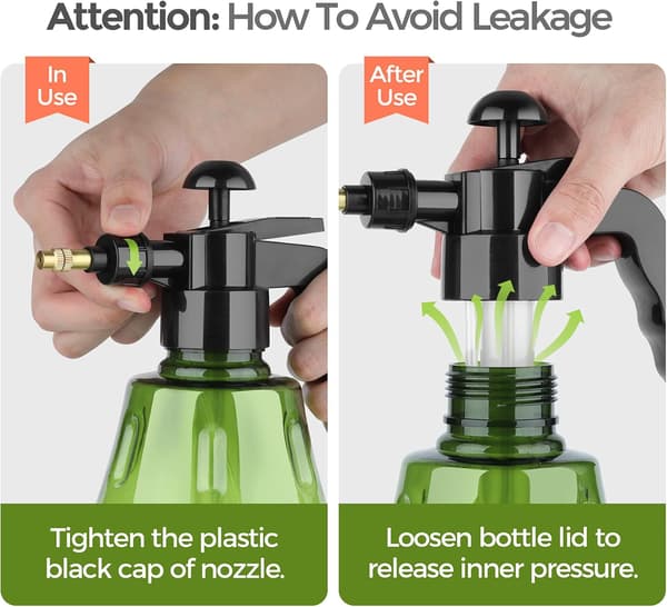 1500 ml plastik sprayflaske, stor vandkande sprøjte