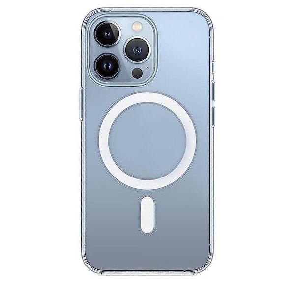 Lämplig för iPhone 16 Apple magnetiskt mobilskal magsafe enfärgat transparent animation anti-fall 16PRO mjukt skal iPhone15 plus
