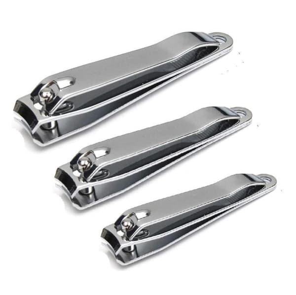 3-pak effektive negleklippere i rustfrit stål 6,8 5,2 og 4,7 cm
