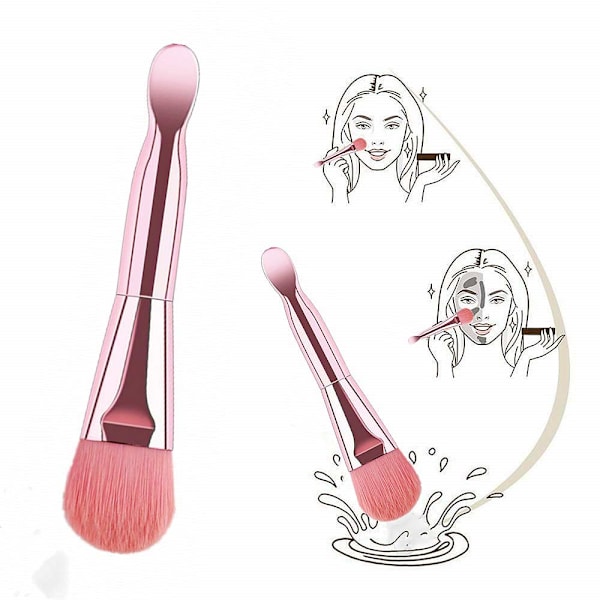 3 Mjuka Huvuden Applikatorer Dubbeländad Design Borste Grooming Verktyg