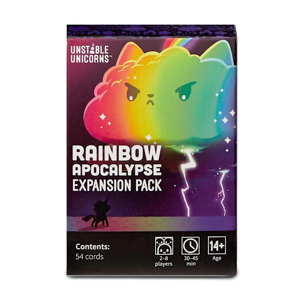 UNICORN BRÄDSPEL KORTSPEL - Regnbåge Rainbow