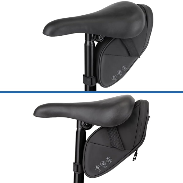 Cykel Sadelväska, Vattentät Reflekterande Cykel Sadelväska 1.5L