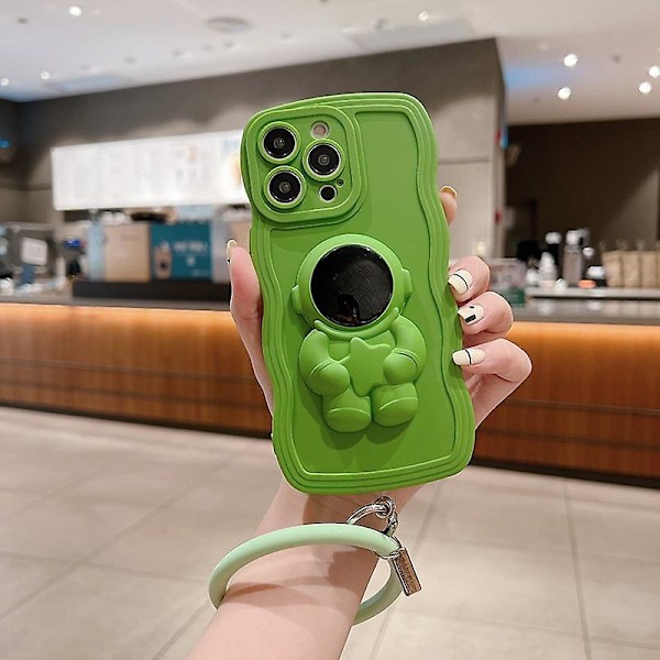 3D Astronautti Silikoni Puhelinkotelo iPhone 14 Pro Maxille