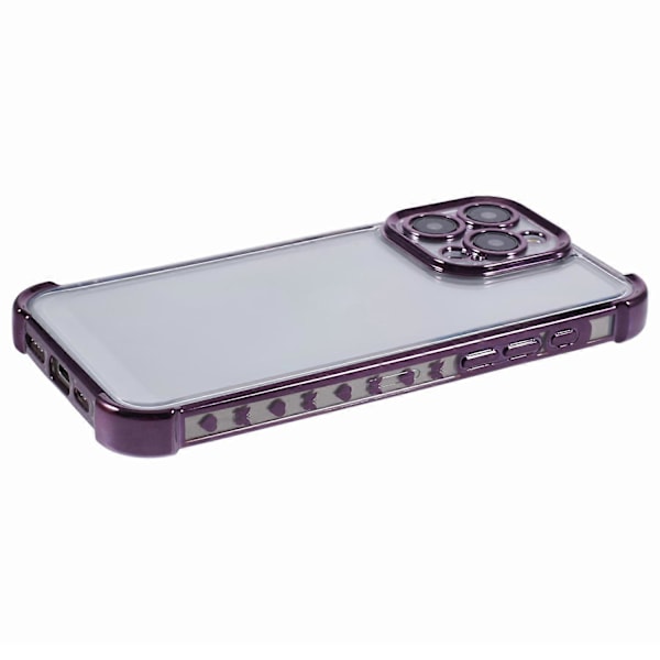 Skal till iPhone 15 Pro Max Transparent TPU Mobilskal Sött Sidohjärta