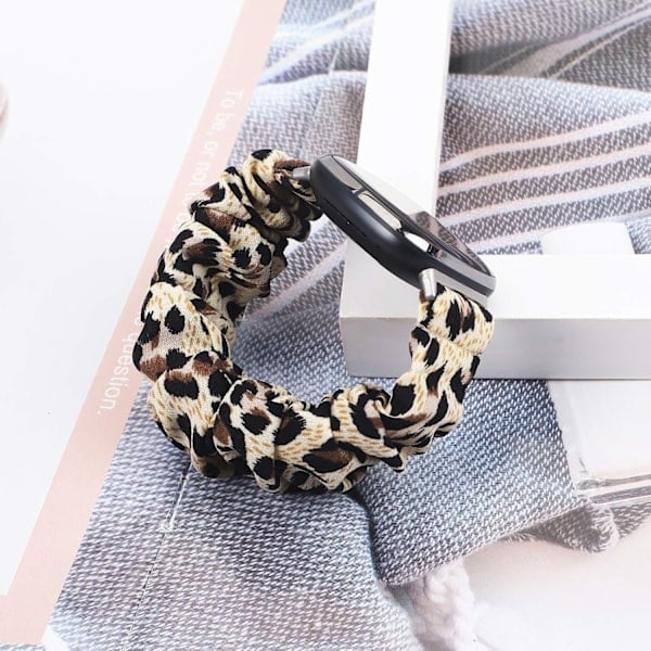 Rem kompatibel med Fitbit Sense / Versa 3, rem til kvinder Leopard