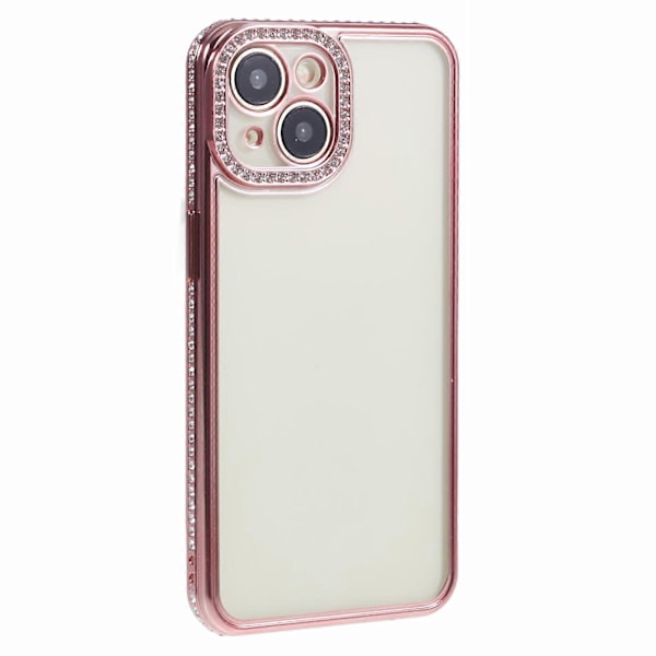 iPhone 15 Plus -kotelo, naarmuuntumaton TPU-puhelinkuori, strassikoriste