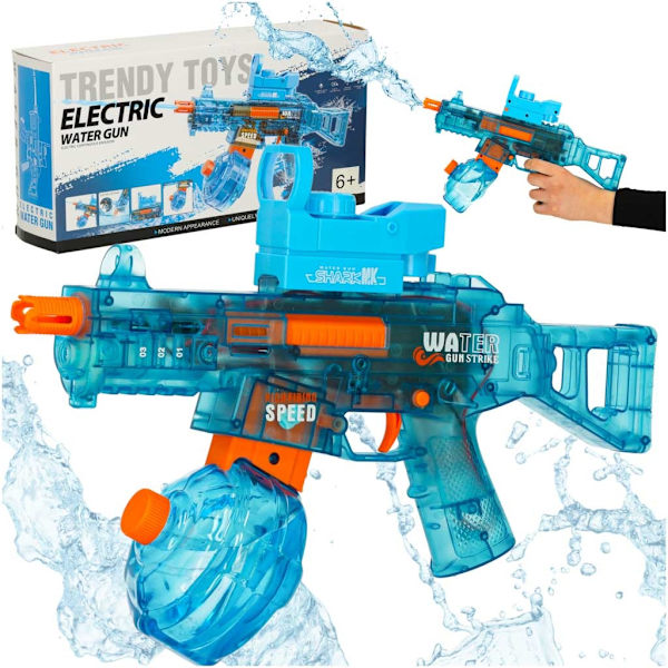 Elektrisk vattenpistol belyst 350 ml