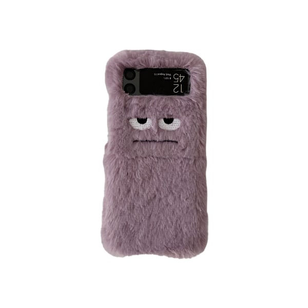 Skyddande Puffy-fodral - Samsung Galaxy Z Flip 4 Lila