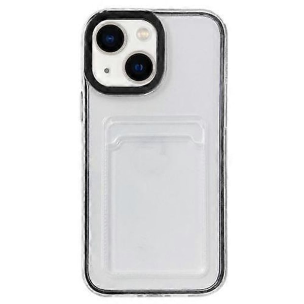 iPhone 15:lle 360 Kirkas PC Hybrid TPU Puhelinkotelo Korttipaikalla
