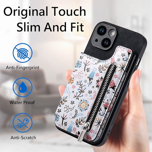 Malet Wallet Telefoncover til iPhone 15