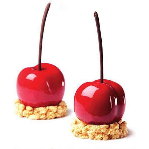Kakaform Silikonform Dessertform 8 Hål Silikonkörsbär