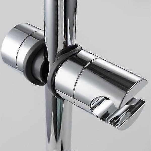 Handduschhållare för duschstång justerbar 18-25 mm ABS Silver