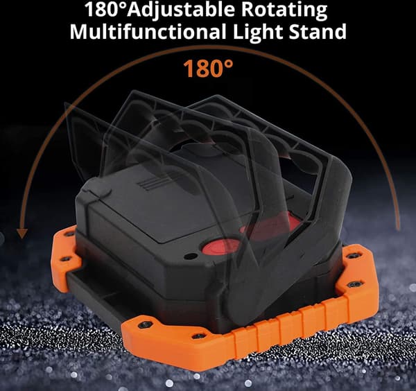 2 stk. 30W LED Arkitektoniske Spotlight, Batterier USB Genopladelige
