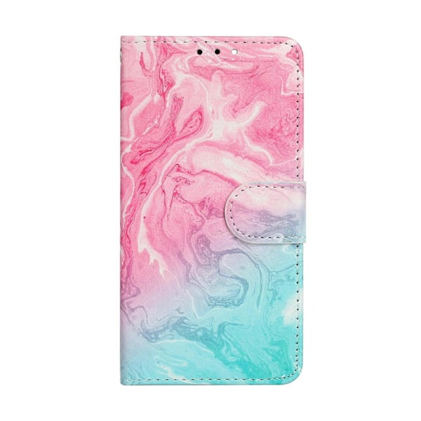 Marmor Läder Telefonfodral För iPhone 16 Plus