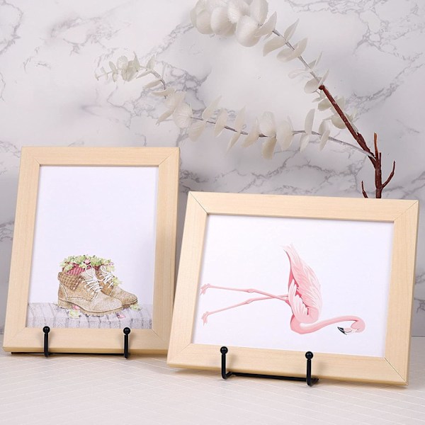5 STK. Display Stande 15 cm Billedramme Stand, Stande til Display, Tallerkenholder Display Stand Holdere til Billeder