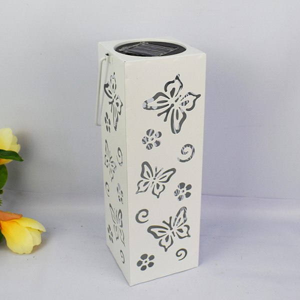 Solar Shadow Nattlys Hage Dekor white