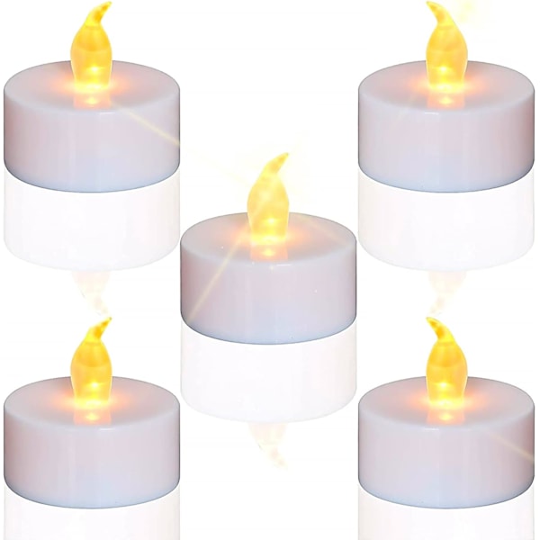 LED-blinkande flamlösa ljus 24 stycken