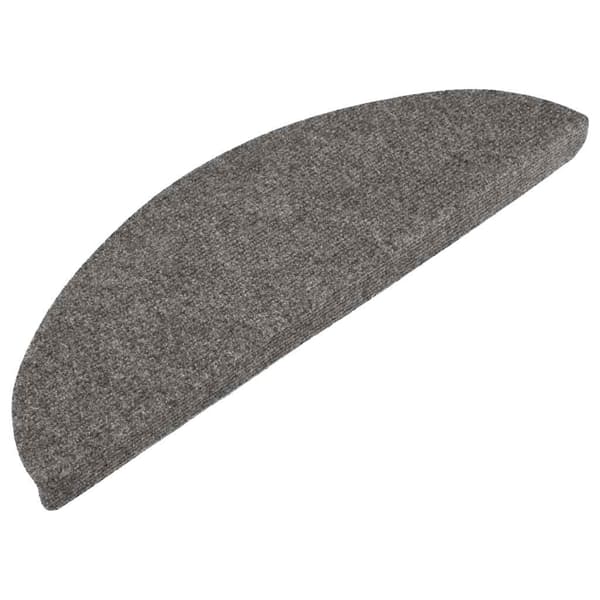 vidaXL Selvklebende trappematter 15 stk 56x17x3 cm Grå
