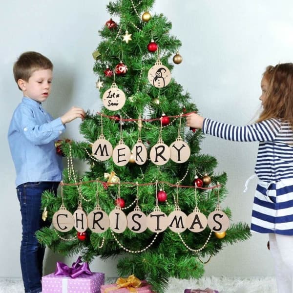 30 stk. DIY tresirkler for julepynt til hjemmet