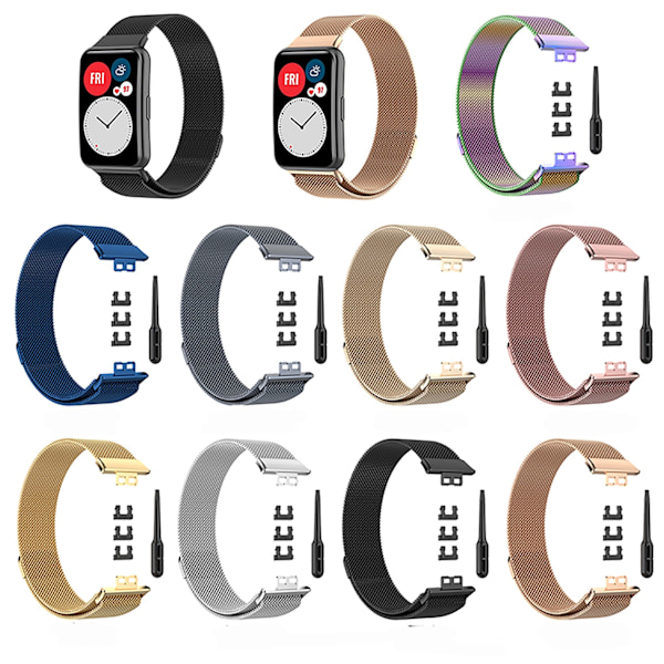 Sølv Urrem til Huawei Watch Fit Urtilbehør