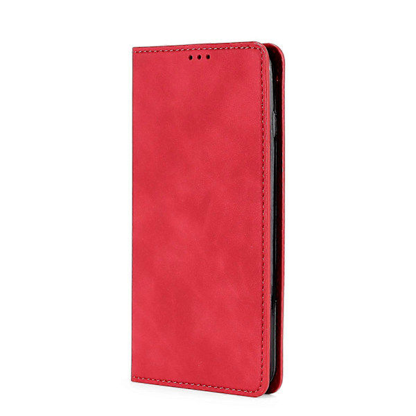 For Samsung Galaxy A23 5G Hudfølelse Magnetisk Horisontal Flip Lær Telefonveske