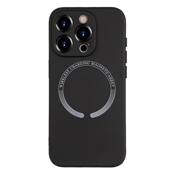 Magnetisk telefoncover i PU-læder med TPU-bagside til iPhone 14 Pro