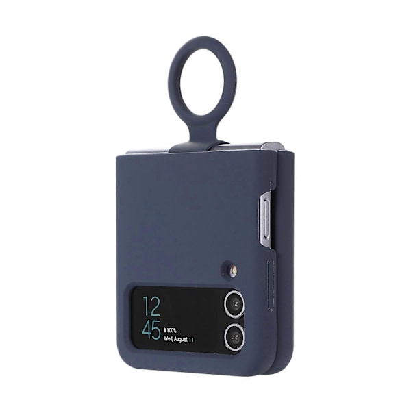 Silikone telefoncover med integreret ring til Samsung Galaxy Flip 4