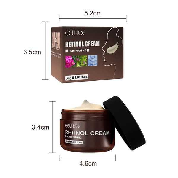 30G Retinol Rynkefjerner Ansiktskrem Anti-aldring Oppstrammende Løftende Hudfuktighetskrem Kosmetikk F2F4