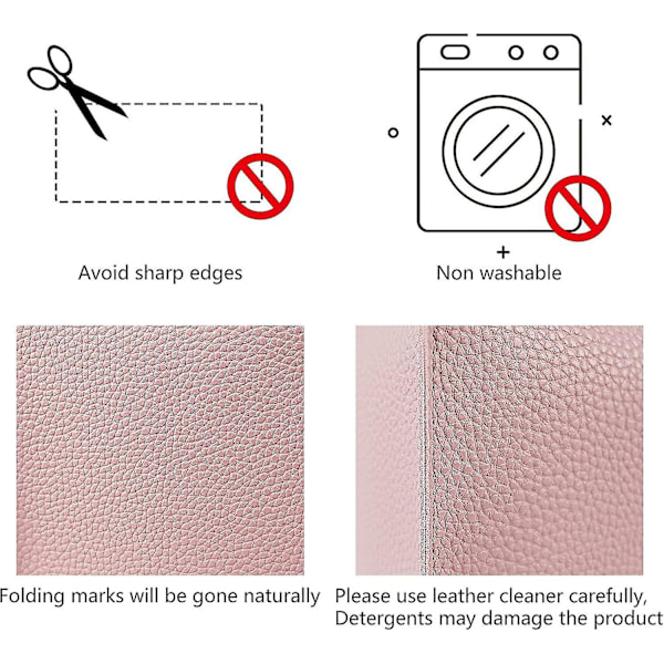 2 stk. Tissue Box Cover, Firkantet Ansiktsvevholder i PU-Lær