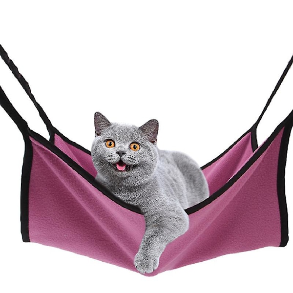 Kattehengekøye Kjæledyr Katt Hold Varm Myk Plysj Luft Seng Kattunge pink
