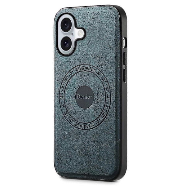 iPhone 16 -kotelo Nahka+PC+TPU Puhelinkuori Yhteensopiva MagSafe langattoman latauksen kanssa
