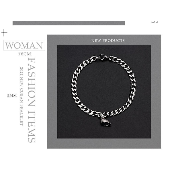 2 stk. Magnetisk pararmbånd Matchende hjertearmbånd