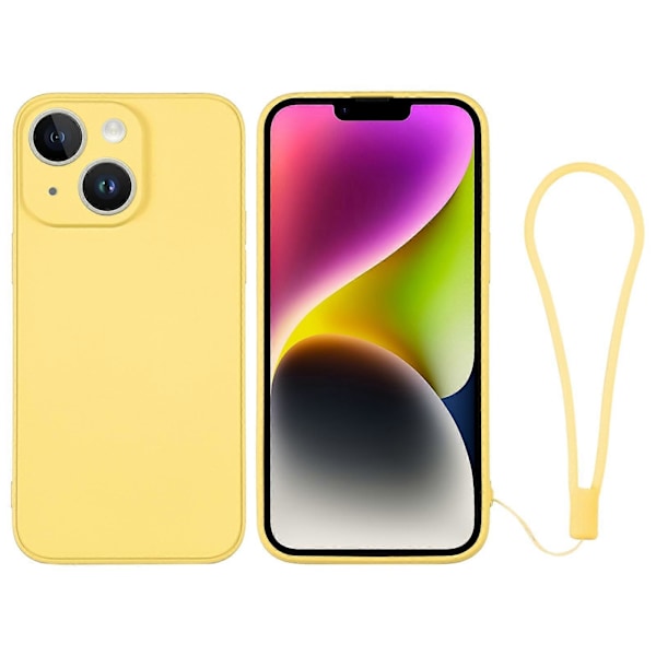 Silikonskal med handledsrem för iPhone 14 Plus