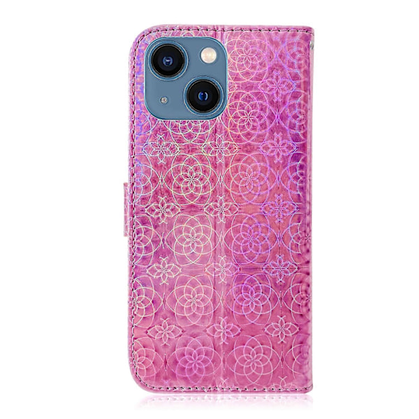 Värikäs nahkakotelo iPhone 15:lle