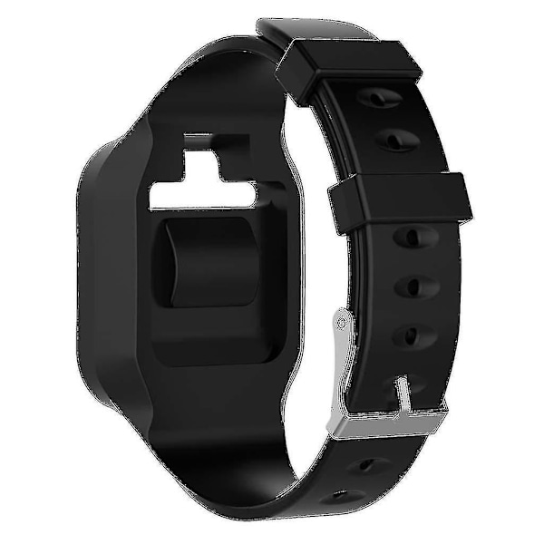 Justerbar silikone erstatningsrem, golf caddy urrem black