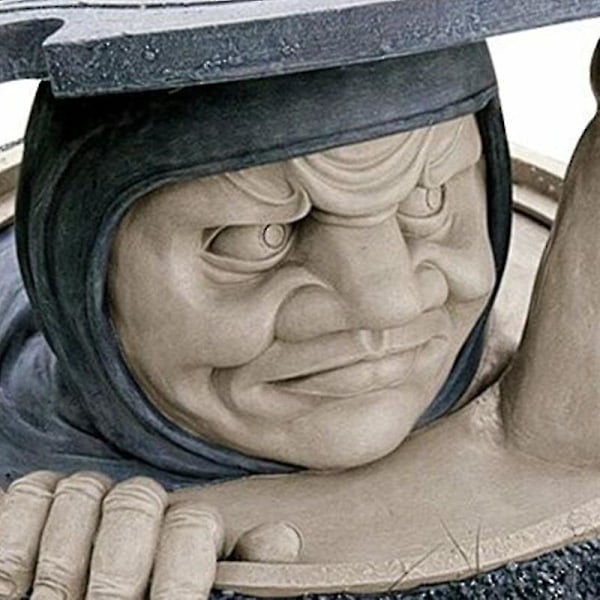Hagestatue i harpiks for boligbruk, skulpturdekorasjon utendørs