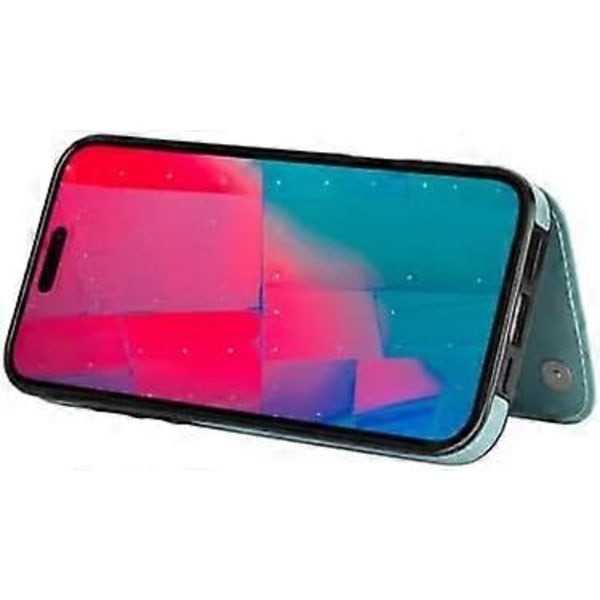 Mobilskal Kompatibelt med iPhone 16 Pro Max 6,9 tum med Härdat Glas Skärmskydd Korthållare Plånboksfodral Ställ Flip Läder Cell i Phone16