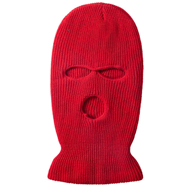 Neon Pink Balaclava Hiihtosuojain red