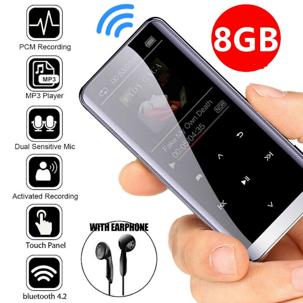 Radio touch screen optager