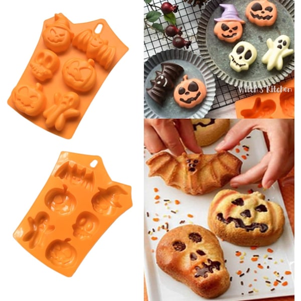 6 Huller Halloween Bat Ghost Cookieform Isform