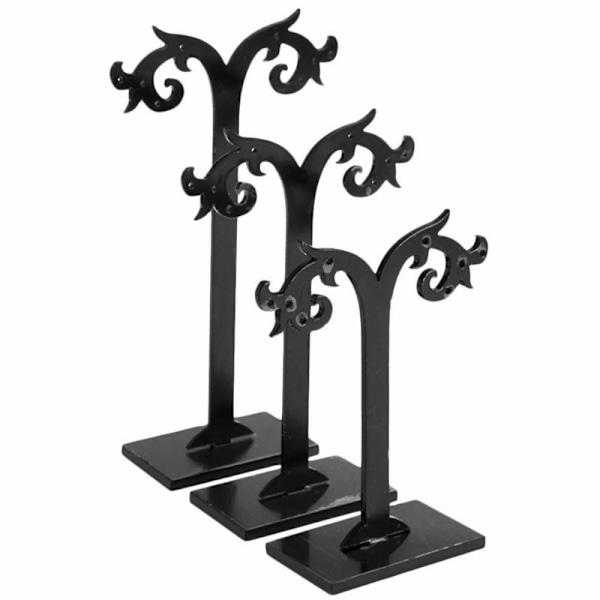 3 stk. Akryl Øredobber Stativ Holder T-form Ørepropper Rack