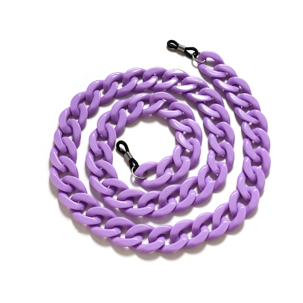 Brillesnor ældre reb brun purple