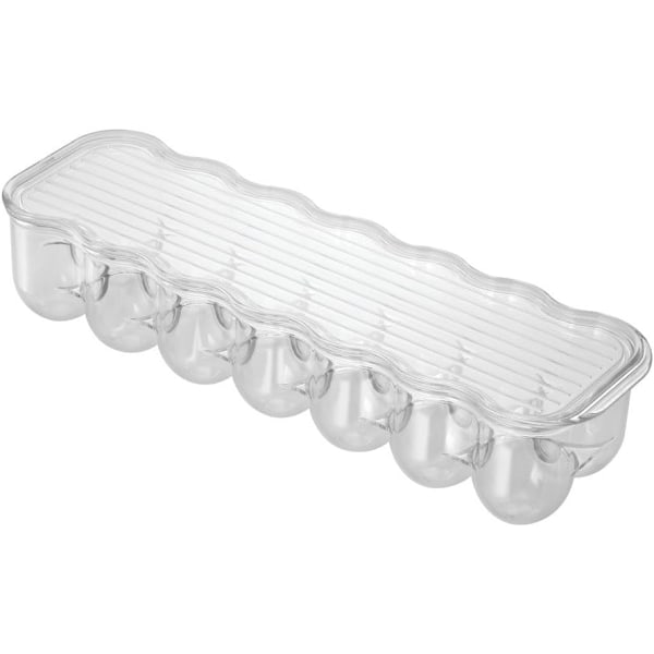 Æggeholder, Opbevaringsboks til 14 Æg, Fremstillet af BPA-fri Plastik, Klar